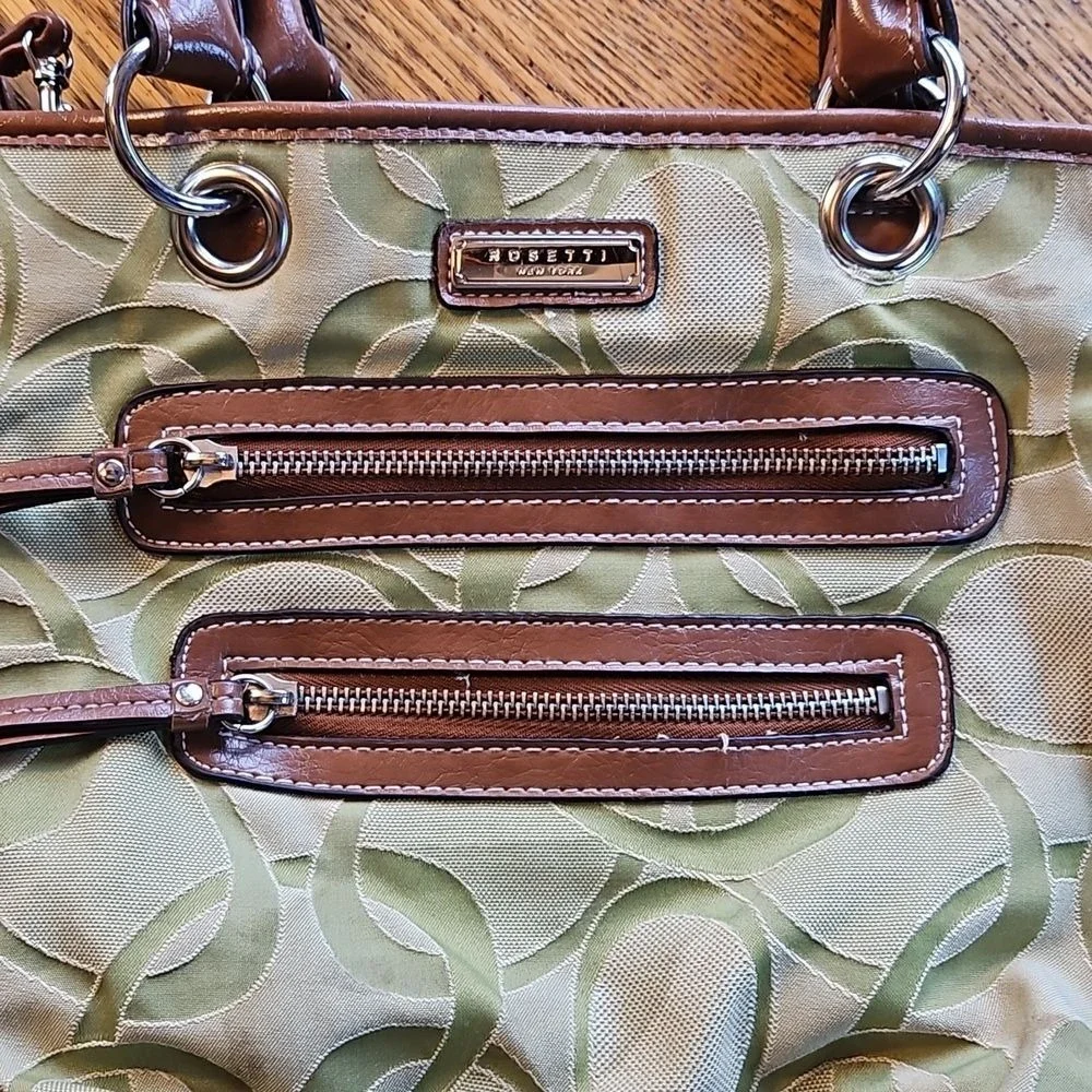 Rosetti New York Anemone Green Purse – Faux Leather Details‎